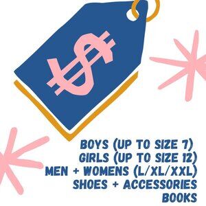 GIRLS, BOYS, WOMEN, MEN - SHOES, ACCESSORIES + BOOKS